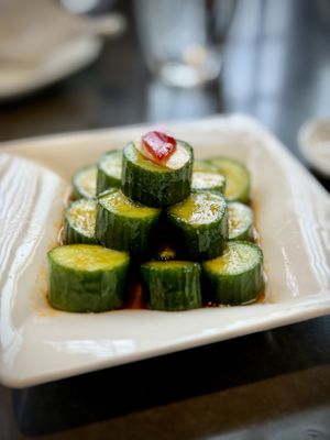 Cucumber Saladd  at Din Tai Fung in Costa Mesa
