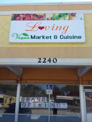 Grand Opening on 8 Feb. 2016 at Loving Vegan Market & Cuisine in Winter Park