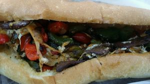 bbq philly cheeze at Loving Vegan Market & Cuisine in Winter Park