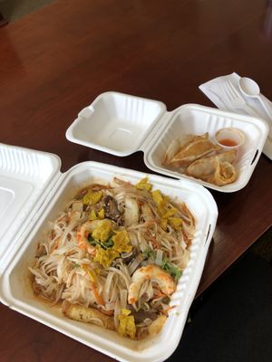 Takeout Pad Thai and Rangoon! at Loving Vegan Market & Cuisine in Winter Park