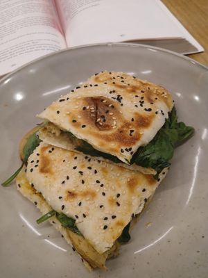 Turkey toastie at Let Them Eat - Central Market in Adelaide