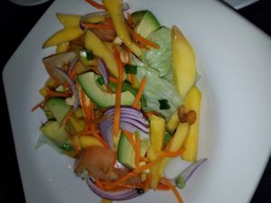mango salad at Bangkok House in New York City