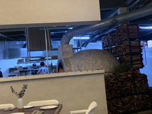 Wood oven!  at La Rustica in Sayulita