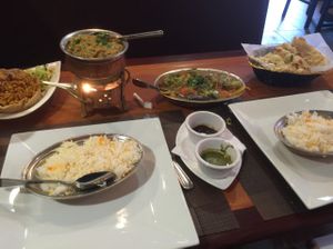 our dinner  at Royal India in Port Charlotte