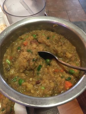 Baigan bartha  at Royal India in Port Charlotte