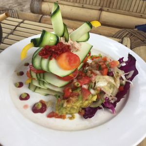 Raw lasagne at The Mexican Kitchen in 