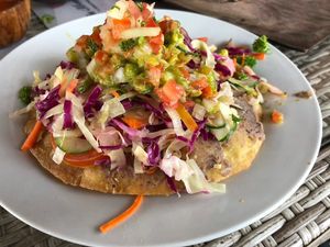 Vegan dish at The Mexican Kitchen in 