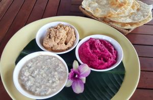 Dipping Sauce Mix at Dalai Cafe in Siem Reap