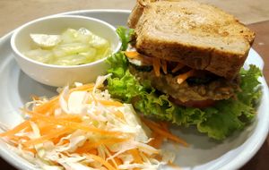 Shambala sandwich at Dalai Cafe in Siem Reap