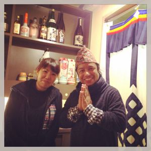 The owners of Om Ganeza at Om Ganeza in Gero