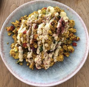 Scrambled tofu  at Bijzonder in Maastricht