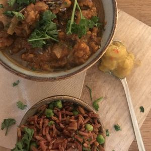 eggplant curry at Bijzonder in Maastricht