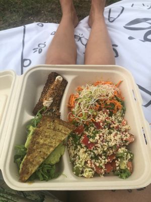 Take away picnic  - all vegan at Bijzonder in Maastricht