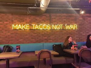 Inside at Los Tacos in Bergen