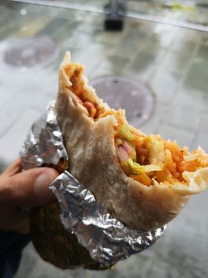buritos at Los Tacos in Bergen