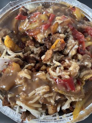 Poutine  at Poutineville in Quebec