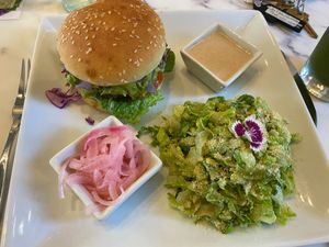 Burgers are yummy too. Try them all and find your favorite.  at Pure Food and Juice in Tulsa