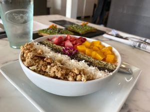 Delicious breakfast   at Pure Food and Juice in Tulsa