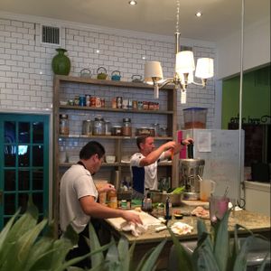 open kitchen at Pure Food and Juice in Tulsa