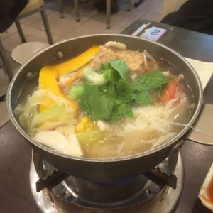 The 'Normal' flavored hotpot at Quán Zhēn SùShí 全真素食 in Taipei