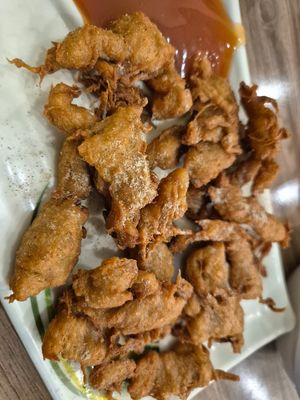 Salted chicken (side) at Quán Zhēn SùShí 全真素食 in Taipei