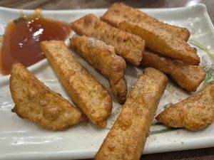 甜不辣 （side) at Quán Zhēn SùShí 全真素食 in Taipei