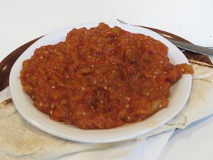 Eggplant at Philo Cafe in Saarbrucken