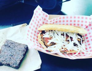 My favourite sandwich at Bia Kitchen Vegan Diner - Food Stall in Norwich