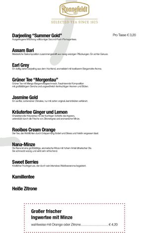 Teas at Ferbers in Aachen