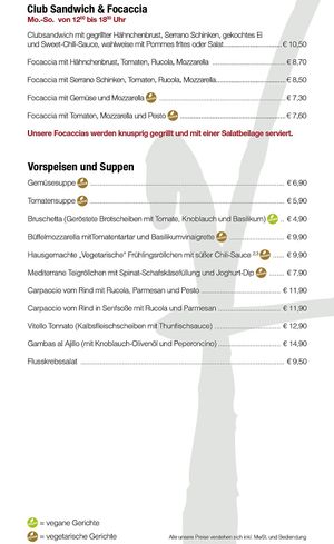 Starters at Ferbers in Aachen