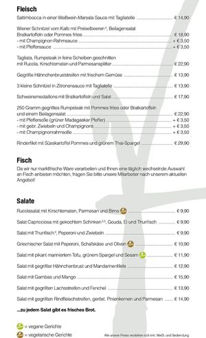 Salads at Ferbers in Aachen