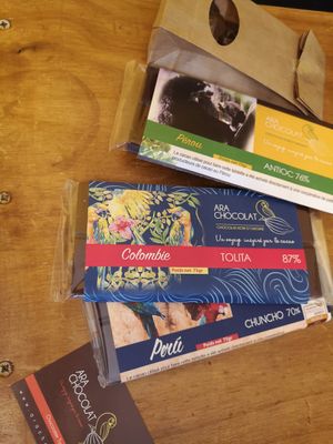 .. at Ara Chocolat in Paris