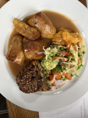 Vegan Sunday roast  at The Lansdowne Pub in Cardiff