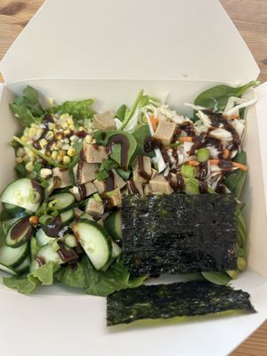 Miso chick’n saladd  at Half-Peach Bakery & Cafe in Louisville