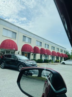 This is the plaza you need to be in. Does not face the road    at Half-Peach Bakery & Cafe in Louisville