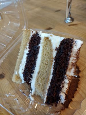 Tiramisu Cake at Half-Peach Bakery & Cafe in Louisville