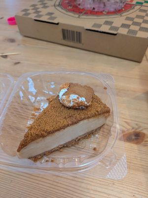 Biscoff cheescake at Half-Peach Bakery & Cafe in Louisville