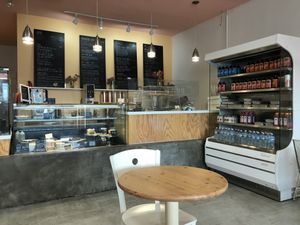 Inside at Half-Peach Bakery & Cafe in Louisville