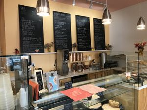 Counter at Half-Peach Bakery & Cafe in Louisville
