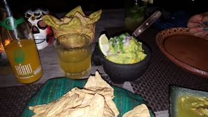 Mango guac at Charly's Vegan Tacos - Food Truck in Tulum