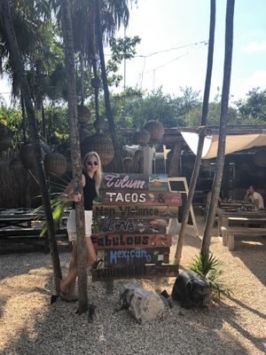 Cool place! at Charly's Vegan Tacos - Food Truck in Tulum