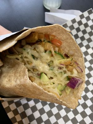Gyro Wrap!  at Veggie Flames in Mississauga