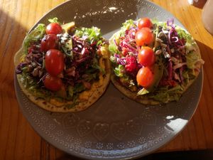 Wraps at Curcuma in El Chalten