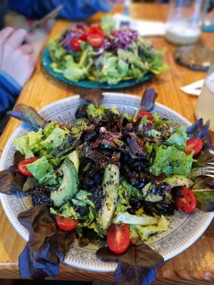 Delicious salad at Curcuma in El Chalten