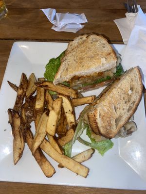 Mushroom po boy  at Root in Lancaster