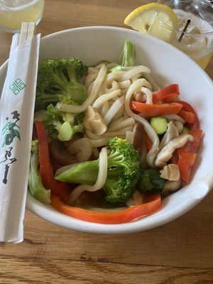 Asian noodles  at Root in Lancaster