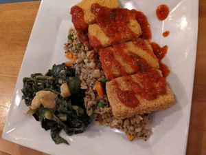 Crispy Cornmeal Tofu at Root in Lancaster