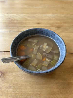 Soup of the day - Lentil  at Root in Lancaster