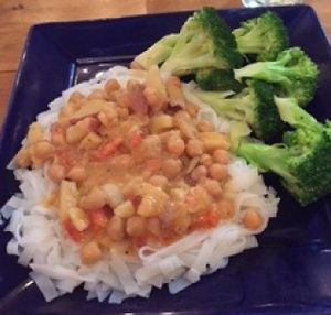 potato curry dish at Root in Lancaster