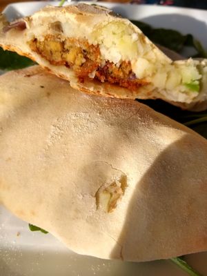 Calzone at Root in Lancaster